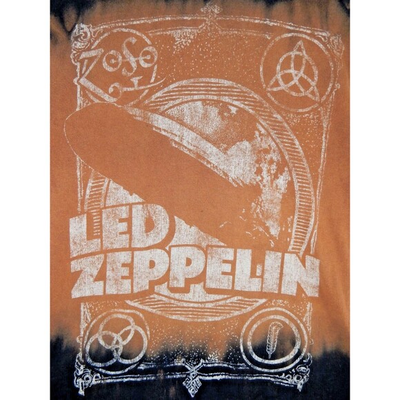 Led Zeppelin Zoso Small Tie Dye T Shirt - Picture 1 of 5